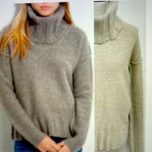 James Perse wool/cashmere chunky turtleneck